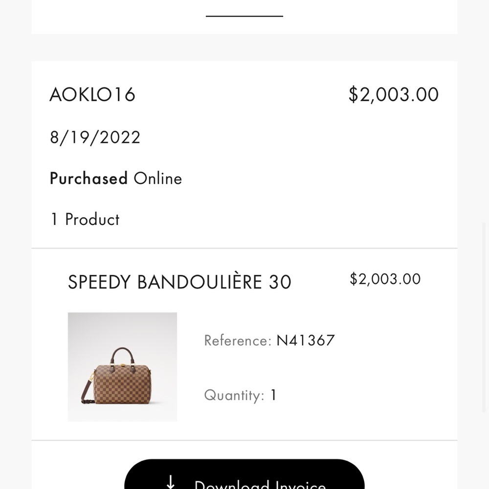 Authentic Louis Vuitton Monogram Speedy Bandouliere 30 - Picture 13 of 13